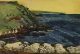 Fred Yates, Untitled, oil on canvas board 18 x 25.5cm .