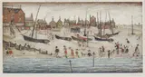 L. S. Lowry, Untitled, Laurence Stephen Lowry RA (1887-1976) 'Deal Beach' offset lithograph in colours