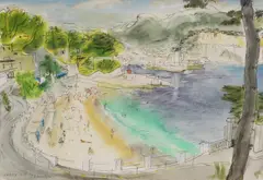 Edward Piper, Untitled, watercolour and gouache 55 x 75cm .