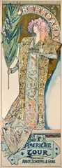 Sarah Bernhardt: American Tour by Alphonse Mucha, 1896, sold Dec 2011