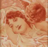 Edward Francis Burney, Venus and Cupid, pencil and watercolor heightened with white on board