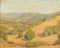 Aaron Edward Kilpatrick, Near San Luis Obispo, Looking Toward the Valley, The Lone Tree (group of three), two signed 'Aaron Kilpatrick' (lower left), the third signed (lower right)