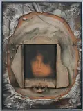 Jan Stussy, Dreams and Visions, 1964, mixed media collage on masonite