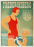 Thor Bøgelund, Jakob Texiere; Frederiksberg, 1912; 1938, Lithographic posters in colors on wove paper, first backed with wove support, second backed with linen