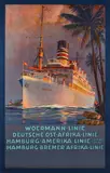 Eduard Edler, Woermann-Linie, c. 1920, Lithographic poster in colors on wove paper