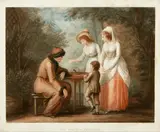 Various Artists, A Group of 4 Prints, later printings, Engravings with handcoloring on wove paper