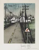 Bernard Buffet, La Route (S. 41), 1962, Lithograph in colors on wove paper