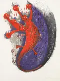 Capítulo XVIII, from Apocalpypse de Saint Jean (P. 70) by Rufino Tamayo, 1959, Lithograph in colors on wove paper, offered Oct 2011