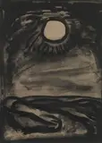 Georges Rouault, Demain sera beau disait le naufragé, Pl. XI; Chantez Matines, le jour renaît, Pl. XXIX, from Miserere, (C./R. 64d; 182), 1922-27, Etching and aquatint on laid paper, first fourth (final) state, the total edition was 450