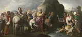 Bartolomé Esteban Murillo, Moses Striking the Rock, oil on canvas