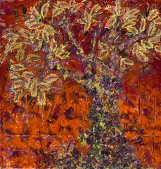 Lynton Wells, Untitled, 1980, oil and modeling paste on canvas