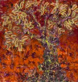 Lynton Wells, Untitled, 1980, oil and modeling paste on canvas