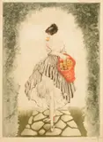 Louis Icart, Basket of Apples (H., C. & I. 211)