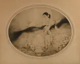 Lady of the Camelias (H., C. & I. 321) by Louis Icart, 1927, Etching and aquatint with touches of handcoloring on wove paper, sold Sep 2011
