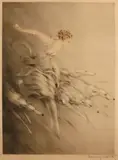 Zest (H., C. & I. 346) by Louis Icart, 1928, Etching and aquatint with touches of handcoloring on BFK Rives paper, sold Sep 2011