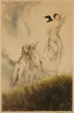 Joy of Life (H., C. & I. 359) by Louis Icart, 1929, Etching and aquatint with touches of handcoloring on wove paper, sold Sep 2011