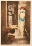 Salomé (H., C. & I. 388) by Louis Icart, 1928, Etching and aquatint with touches of handcoloring on wove paper, sold Sep 2011