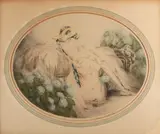 Hydrangeas (H., C. & I. 373) by Louis Icart, 1929, Etching and aquatint with touches of handcoloring on wove paper, sold Sep 2011