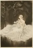 Lilies (H., C. & I. 468) by Louis Icart, 1934, Etching and aquatint with touches of handcoloring on wove paper, sold Sep 2011