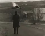 unknown Artist, #73 Untitled (Man Holding Umbrella)