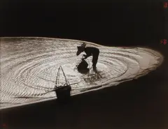Spring on the River Li, Gullin; Morning Work, Guangdong, China, 1990; 1980 by Don Hong-Oai, Two toned-gelatin silver prints, each signed in black ink and with three artist's chop marks in red ink on the image, bo, sold Sep 2011