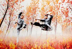 Steve Erle, Shaolin Temple Monks, Deng Feng, China, 2010, Digital c-print