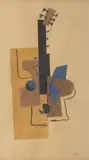 Emil Filla, Still Lifes with a Guitar I.