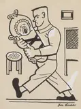 Josef Lada, Two Drawings by Josef Lada