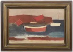 Martin Salcman, Port, 1936, Oil on canvas