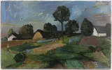 Josef Brož, Czech Landscape, 1947, Oil on canvas