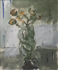 František Jiroudek, Thistle, 1972, Oil on canvas