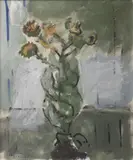 František Jiroudek, Thistle, 1972, Oil on canvas