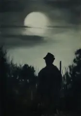Marcin Cienski, Jäger, 2005, Öl auf Leinwand