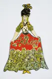 Moritz Götze, Schön, 2005/06, Farboffset auf Emaillefigur. Mit Ausstellungskatalog
