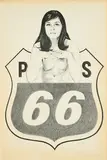 Mel Ramos, Miss 66er, 1968, Offsetlithografie auf strukturiertem Papier