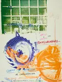 Robert Rauschenberg, Quake in Paradise - a Labyrinth, 1995, Farbserigrafie auf leichtem Karton
