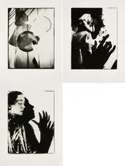 Edmund Kesting, Palucca-Schülerin in Dresden / Mary Wigman / Ballett Dresdner Oper, Ballerina aus der Wigman-Schule, 1991, Jeweils Späterer Gelatinesilberabzug auf Agfa (Photomontage)