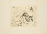 Max Beckmann, Liebespaar I (Aus: Gesichter)