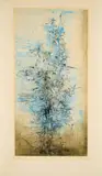 Zao Wou-ki, Ohne Titel, 1959, Farbradierung auf Bütten