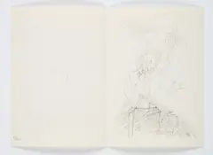 Joseph Beuys, Zeichnungen zu Leonardo "Codices Madrid", 1975, Buch mit einer eingelegten Granolithografie und 81 eingebundenen Granolithografien, 156 Seiten, Halbleinen. In Pappschuber