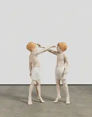 Gregor Gaida, Summe der Geschichten, 2006, Holz, farbig gefasst