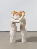 Gregor Gaida, Kuss, 2007, Holz, farbig gefasst