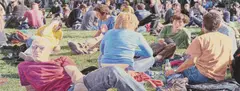 Thomas Schiela, Moersfestival, 2007, Aquarell auf Leinwand