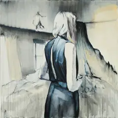 Axel Sanson, "Encounters", 2011, Öl auf Leinwand