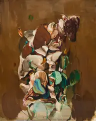 Yongchul Kim, Ohne Titel, 2021, Öl auf Leinwand