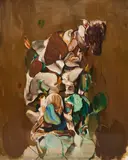 Yongchul Kim, Ohne Titel, 2021, Öl auf Leinwand