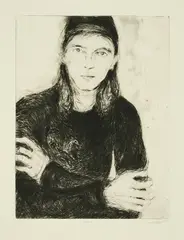Ulrike Theusner, Taylor, 2022, Radierung auf Bütten