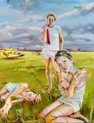 Justine Otto, "Possibly Maybe", 2007, Öl auf Leinwand