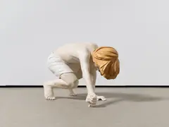 Gregor Gaida, Aus: Line, Holz, farbig gefasst