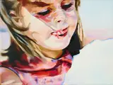 Joanna Jesse, Zuckerwatte, 2009, Öl auf Leinwand